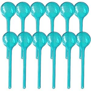 Logresy Plant Watering Stakes, Large 32pcs Flower Automatic Watering Bulbs, Plastic Plant Flower Self Watering Globes, Garden Self Watering Planter Insert for Daily Watering
