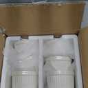 MALACASA Ramekins 4 oz Oven Safe, Porcelain Creme Brulee Ramekins Pudding Custard Cups Small Ceramic Souffle Dishes Ramakan Ramiken Ramicans Baking Bowls Set of 6, White, Series RAMEKIN-DISH