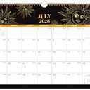 Calendar 2026-2027 - 2026-2027 Wall Calendar, July 2026 - December 2027, 15" x 11.5", Wall Calendar 2026-2027, 18 Monthly Calendar with Twin-wire Binding, Thick Paper, Hanging Hook - The Sun Pack of 2