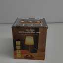 Rechargeable Battery Powered Table Lamp, Wireless LED Lamps, Cordless Touch Lamps, Stepless Dimmable Bedside Lamps, Night Lamp for Bedroom, Dinning Room, Kitchen Decor, Office (Silver)