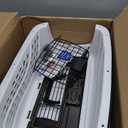 Petmate Dog Crates for Small Dogs & Cat Carriers, Two-Door Plastic Pet Kennel, Top & Front Loading, Made in USA, 19", White
