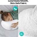 Pillow Phone Holder for Bed with Flexible Arm, 360° Rotating Phone Pillow Stand for Laying Down, Patented Crescent Cushion Compatible with iPhone & 4.7"-7.0" Phones, Hands-Free Stand for Sofa, Lap, Grey