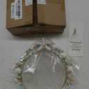 CAKURE Sea Star Crown Headband Boho Starfish Tiaras Beach Wedding Crowns Headpiece Sea Shell Headbands Pearl Beach Wedding Hair Accessories for Women