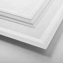 Art3d 12-Pack Drop Ceiling Tiles 2x4 Ft, PVC Decorative Ceiling Covering Panels for Basement Kitchen Bathroom, 24x48 Inch, Cover 96 Sq. Ft, Smooth White