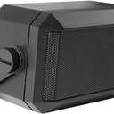 External Speaker Rectangular, 3.5mm Plug Car Radio External Speaker Mini Extrnal Transceiver Car Accessory for Radio Scanner