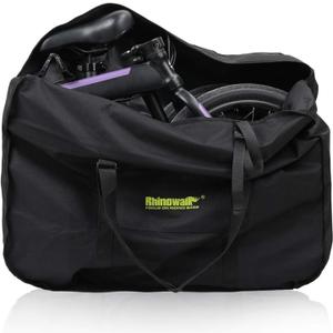 Rhinowalk 20/26inch Folding Bike Bag Waterproof Biycle Travel Case Carrying Case Outdoors Bike Transport Bag for Car Train Air Travel