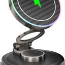 Vooii for Magsafe Car Mount Charger (15W Wireless Faster Charging) (130+LB Strongest Suction & 3000gf Magnetic) (360 Adjustable) Vacuum Car Phone Holder, Phone Holders for Your Car for iPhone 17-12