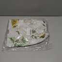 Rectangle Picnic Table Cloth, Elastic Waterproof Fitted Vinyl Tablecloths for 4 Foot Tables, Wipeable Flannel Backed Table Covers for Dining, Camping, Outdoor(Magpie,24"x48")