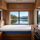 6 Inch RV Bunk Mattress, 34" x 75" RV Mattress Gel Memory Foam, High Density Certified Camper Bunk Mattress for Travel Camper Trailer/Truck/RV, Medium Firm &Removable Cover