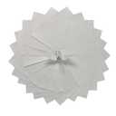 100 Origami Paper Sheets Paper Pack White Paper Flower Pattern, Embossing, Pearl Coating for Folding Paper, Origami Cranes,Scrapbook (6x6 White)
