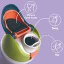 2 x Replacement Lid for Owala Freesip, One Button Water Bottle Top Replacement Cap Compatible with Owala Cup 16oz 24oz 32oz 40oz, Leakproof Lids AccessoryBPA-FreeNo Water Leakage (Pink)