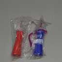 Light-Up Star Magic Wand (2 Wands, 1 Red+1 Blue) (10 Inch) Plastic Spinning Toy for Kids with Batteries Included (Red+Blue)