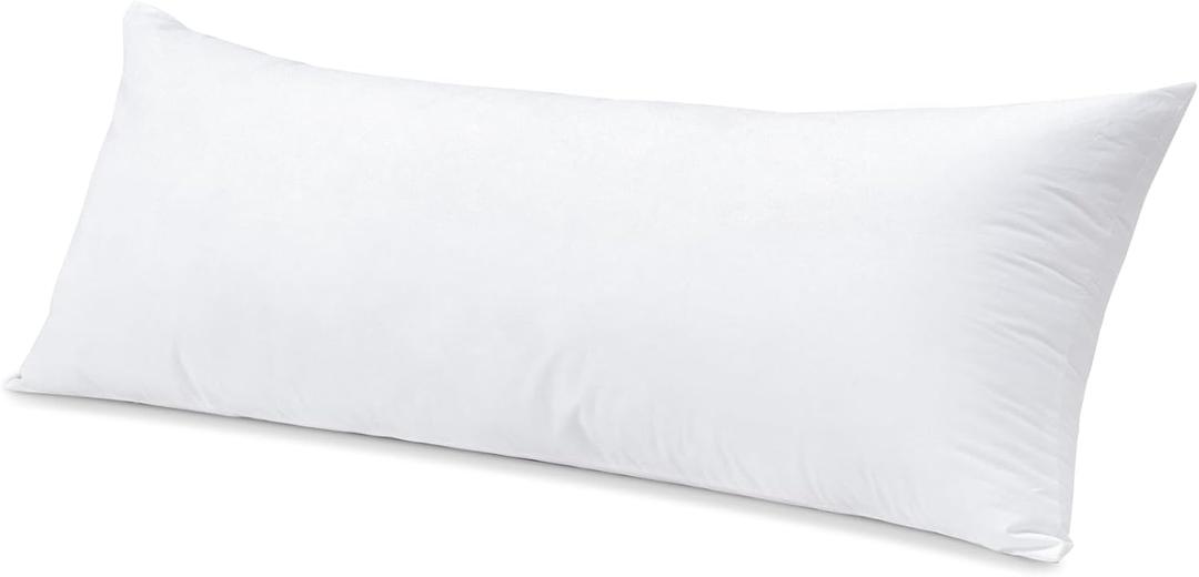 Artscope 14x36 Pillow Insert, Synthetic Down Lumbar Pillow Insert for Bed, Ultra Soft Decorative Long Throw Pillow Inserts for Living Room Couch Bed Sofa-White