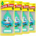 LITTLE TREES Car Air Freshener | Hanging Tree Provides Long Lasting Scent for Auto and Home | 24 Air Fresheners |Bayside Breeze