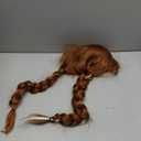 Long Brown Double tail Braided Princess Wig Cosplay Costume Wigs Heat Resistant Synthetic Fibers Soft Durable Breathable Anime Cosplay Wigs for Women Party or Halloween Christmas