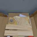 HAPYKITYS Window Cat Bed Moon Perches, Mounted with Strong Suction Cups Cat Window Seat for Sleep and Watch Birds