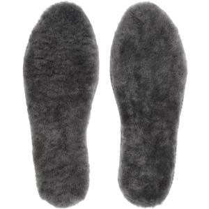 riemot Womens Sheepskin Wool Insoles, 100% Australian Wool Fleece Upper, 15mm Thick Warm Winter Boot Inserts, Cozy Replacement Insoles for Snow Boots, Slippers & Roomy Shoes Grey EU40/US9 (Gray)