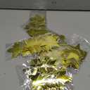 Patelai Glitter Star Garland Banner Christmas Decor 130 Feet Star Hanging Bunting Banner Twinkle Backdrop for Homecoming Classroom Wedding Birthday Halloween Party Supplies(Gold)