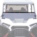 A & UTV PRO Dark Tinted Front Half Windshield for 2024 Polaris RZR XP 1000, Dustproof Poly Window Heavy-Duty Anti-Glare Windscreen for Polaris RZR XP 1000 / XP 4 1000 2024 Accessories