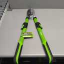 27-41" Telescopic Loppers for Tree Trimming, Heavy Duty Tree Cutter with Extendable Handle, Branch Trimmer for Garden, Farm Cutter up to 2-Inch Diameter, Low-Friction Sharp Steel Blade (Green)