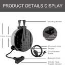 Retractable Extension Cord Reel, 16/3 SJTW Power Cord 30 Ft with 3 Electrical Outlets and 10 Amp Circuit Breaker, Ceiling or Wall Mount, Metal Plate, UL Listed, Grey