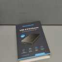 GRAUGEAR USB4 M.2 SSD Enclosure, 40Gbps Aluminum Alloy ToolFree External Case, Thunderbolt 4 Compatible, Supports PCIe Gen4 NVMe 22302280 SSD, Compact Portable External Storage (U440G01)