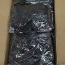 Jieqier Spandex Folding Chair Covers, Black Folding Chair Slipcovers 6 PCS, Universal Fitted Chair Slipcovers for Wedding, Party, Banquet, Holidays, Celebration