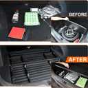 Trunk Organizer for 2019-2025 Toyota RAV4 Accessories, Hidden Storage Box Under Cargo Floor, Rear Trunk Insert Tray, SUV Cargo Storage Organizer (Not for Prime)