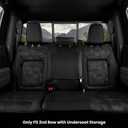 for 2019-2025 2026 Chevy Silverado Seat Covers/GMC Sierra Seat Covers, 2025 Chevy Silverado 1500 Accessories, GMC Sierra 1500 Accessories, Black Camo, fit 2nd Row with Seatback Storage