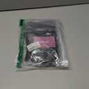 U.Vomade Women's Cropped Cardigan Bolero Shrug Open Front Sweater Long Sleeve S-1X (Black, L)