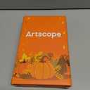 Artscope Halloween Decorative Throw Pillow Covers 18x18 Inch Set of 4, Ghost Trick or Treat Pumpkin Sweet But Spooky Outdoor Farmhouse Pillow Cases for Home Sofa Couch-Orange