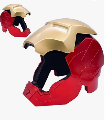 Tevigo Open/Close Wearable Helmet with Eyes Glowing for Kids and Teens Mask Costume and RolePlay Dress Up, Ideal for Birthdays, Christmas, Halloween(Child Size)