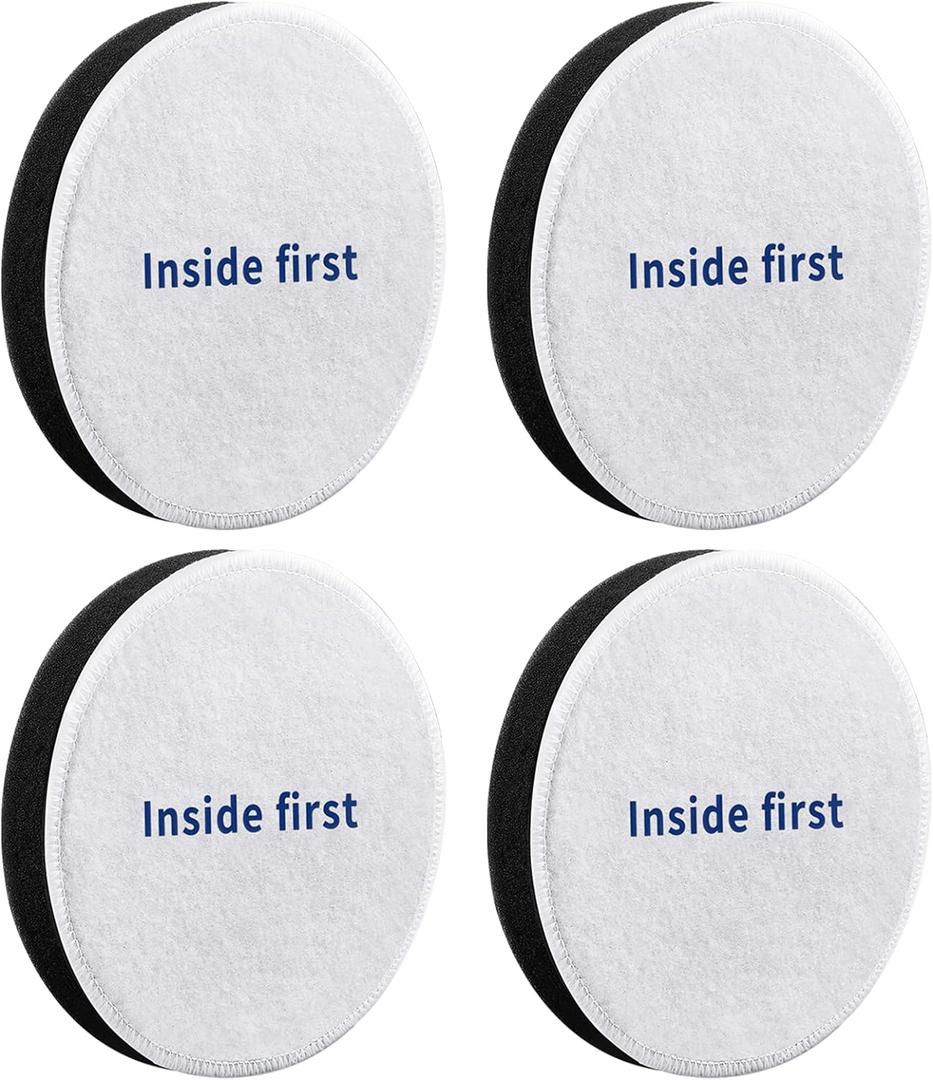 KEEPOW Vacuum Filters for Eureka, Power Speed Vacuum Filters Replacement for Eureka NEU182A, NEU182B, NEU280, NEU180, NEU181, NEU188, NEU202 Bagless Upright Vacuum Cleaner, Part E0202 (4 Pack)