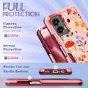 for Moto G 5G 2024 Case Women - Cute Girls Phone Cover Kawaii Aesthetic Unique Design Mushroom Plant Heavy Duty Protective Shockproof Military Grade Teens for Motorola Moto G 5G 2024 Cases