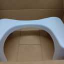 Squatty Potty Simple Curve Bathroom Toilet Stool 7 Inch - White