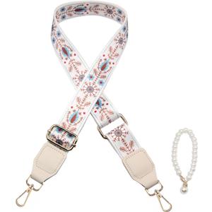 Purse Shoulder Strap Replacement Adjustable Belt Crossbody Canvas Guitar Strap for Bag Handbags Wide 1.5 inch