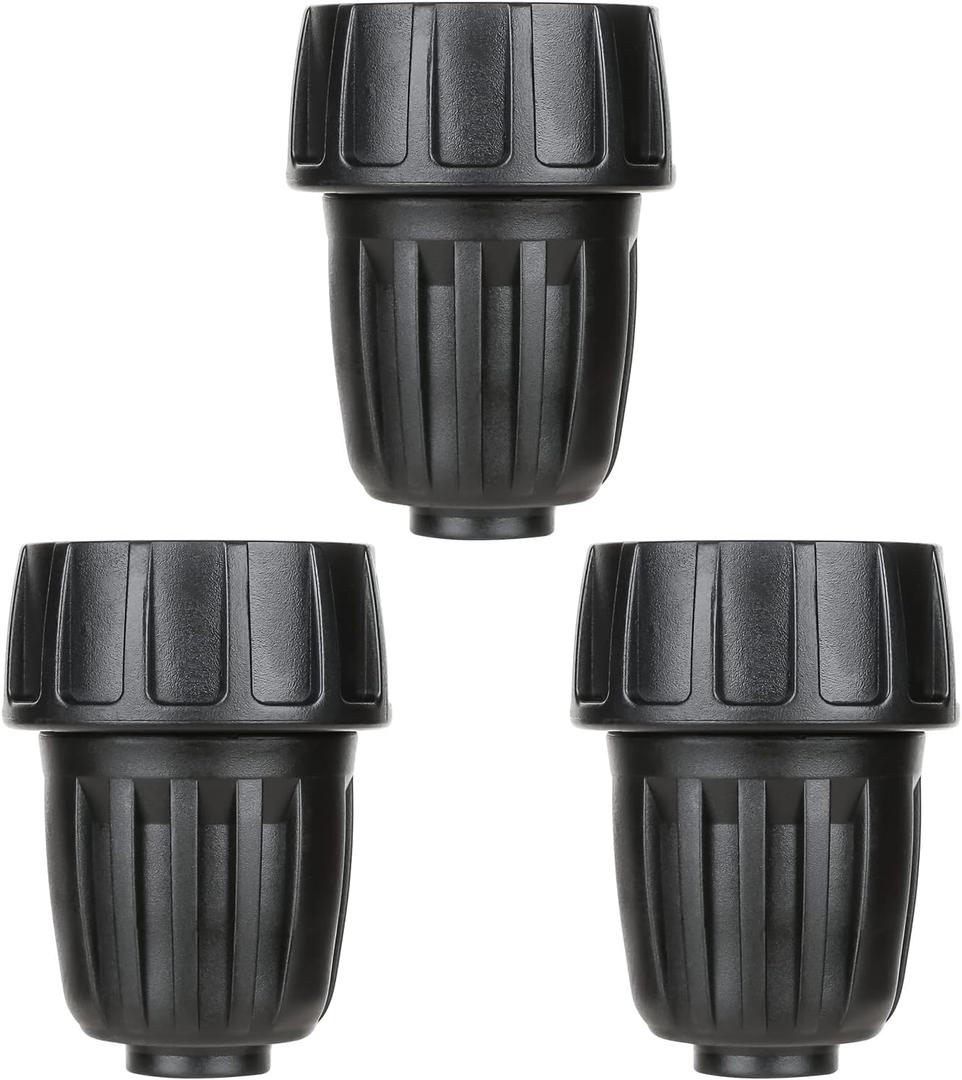1/2 Inch Drip Irrigation Tubing Faucet Adapter 3 Pack, 3/4" to 1/2" Irrigation Hose Adapter, 3/4 Inch Faucet Connector Garden Hose Adapter (3/4" to 1/2" Hose Adapter*3)
