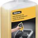 Fellowes Powershred Performance Shredder Oil, 12 oz., Extended Nozzle Bottle (35250)