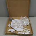 UrbanRed Flexible Bendable Ceiling Curtain Track, 32.8 ft (10 m), Mount for Rail with Curtain Tracks System, Room Divider, Curtains Rod, RV Ceiling Track for Curtains, White