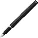 Sailor TUZU ADJUST Fountain Pen, Fine Nib (F), Rotating Nib Feature and Natural Fit Grip, Includes 2 Ink Cartridges (Black) and Converter, Perfect for Beginners and Seasoned Users, Black, 12-0541-220