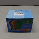 haraqi 6 Pack 9W (60W Equivalent) 120V E26 Base A19 LED Colored Light Bulb, Red Green LED Lights for Party Christmas Decor and Halloween Lighting