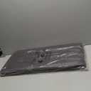 YOUDENOVA Folding Storage Ottoman, Faux Leather Ottoman Bench Footrest Ottoman, Storage Chest Padded Seat for Bedroom and Living Room, Brown, 15" D x 30" W x 15" H