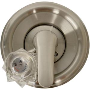 Danco 10004 Trim Kit, for Use with Delta Tub and Shower Faucets, Plastic, Brushed Nickel