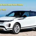 Side Window Visors Wind Deflectors Sun Rain Guards Compatible with 2020-2025 Land Rover Range Rover Evoque, Tape-On Black