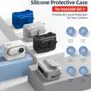 Fotoleey Accessory for Insta360 GO 3- Camera Sleeve and POD silicone case (grey)