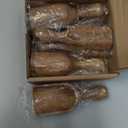 Wooden Scoop for Canisters 6PCS Acacia Wood Scoops for Jars Measuring Spoons for Ground Coffee Scoops Wooden Scoops Measuring Scoop for Seasoning Bath Salt Laundry Detergent Shovel-Multipurpose