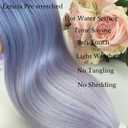 Purple Ombre Braiding Hair Pre Stretched Flame Retardant Fiber Yaki Ez Braid Colored Braiding Hair Extensions 52inch Pre stretched Braid 3X