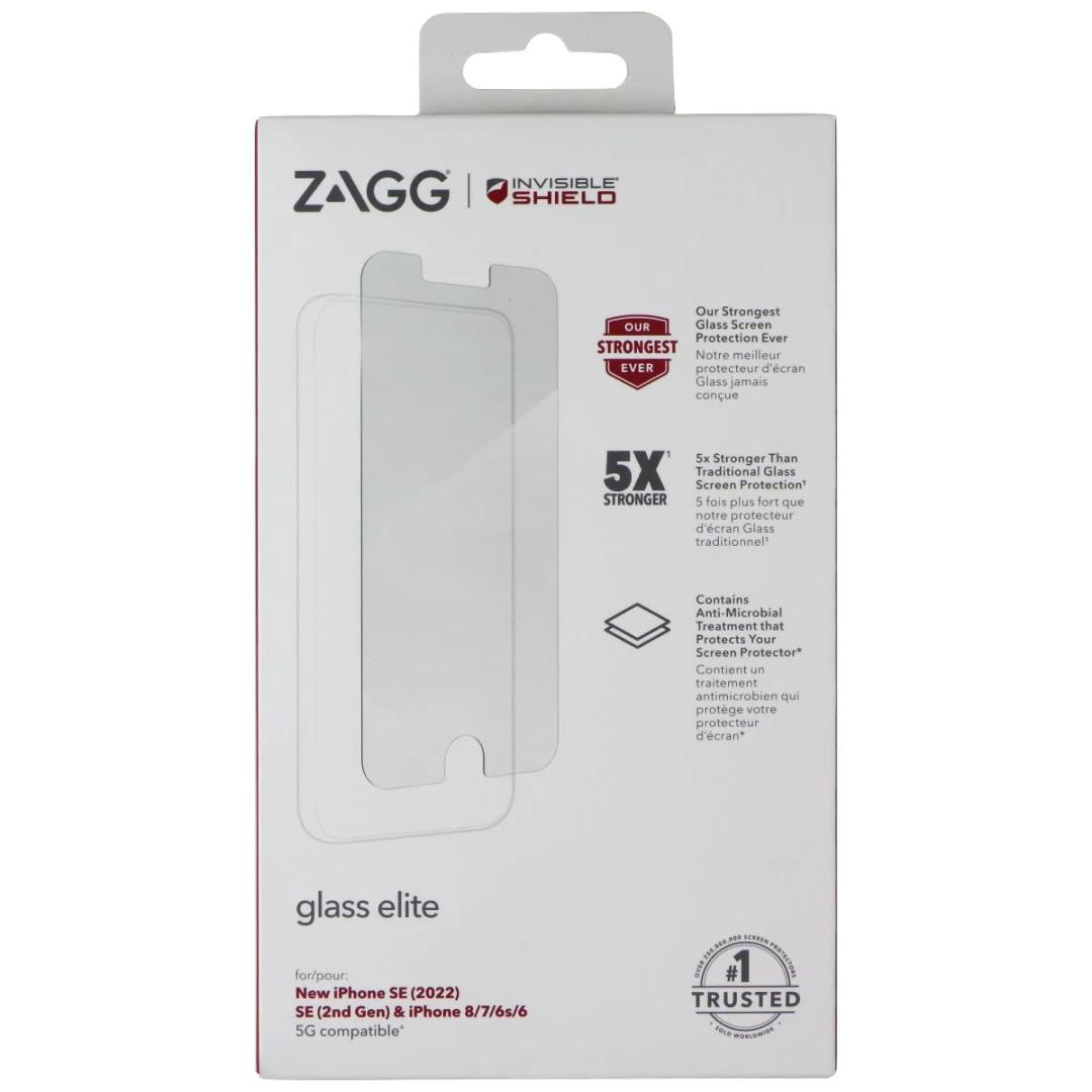 ZAGG InvisibleShield Glass Elite Plus Screen Protector - Made for iPhone 8/7/6s/6 - Case Friendly Screen - Impact & Scratch Protection, Clear, 200106645