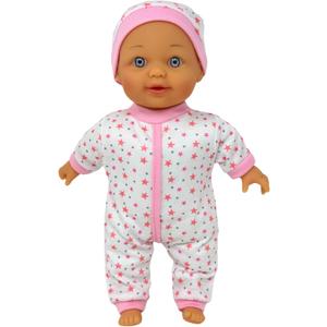 12 Inch Talking Baby Dolls for 3 Year Old Girls - Soft Body Interactive Baby Doll for Kids That Can Talk, Cry, Sing and Laugh - Makes 24 Cute Sounds (Caucasian)