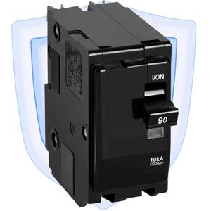 90Amp 2-Pole Circuit Breaker for QO290CP,Compatible with SD QO Load Center, CSED, and NQOD Distribution Panels,120/240 V,10kA